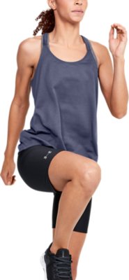 Under Armour Ladies Whisperlight Tank Top UA Gym Training Running Yoga Vest 